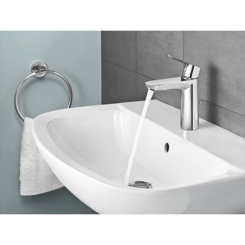Grohe Grohe BauLoop 23762000 Washbasin Tap Fitting M Size with Pull Rod, Medium 2