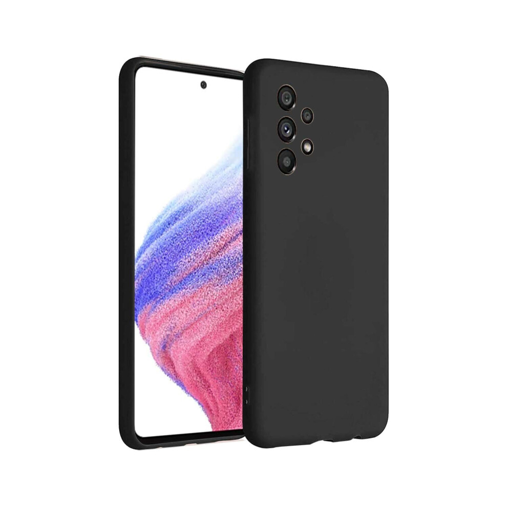(Black) For Samsung Galaxy A13 5G Case Silicone Gel Phone Cover Black 304063162799