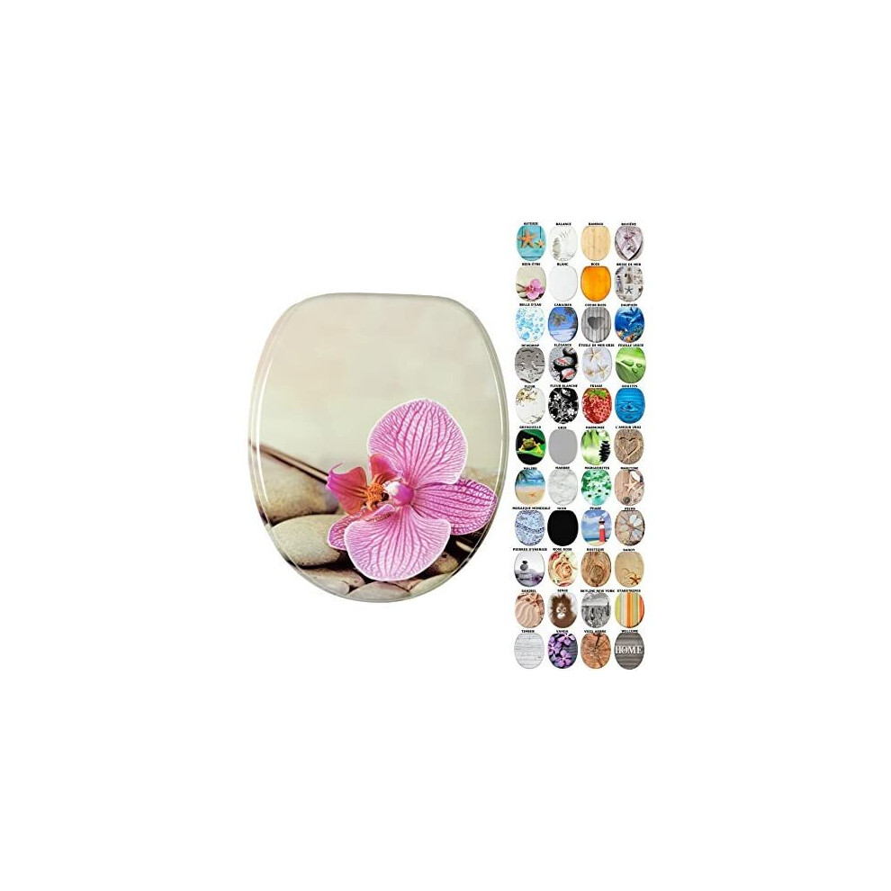 Soft Close Toilet Seat | Stable Hinges | Easy To Mount | High-Quality Surface | Wellness 661799914031