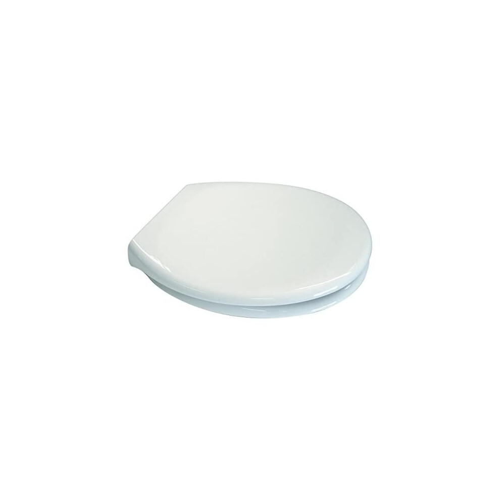 Euroshowers Toilet Seat - Soft Close with Quick Release Hinges - Suitable for Standard/Top Fix/Blind Hole/Back to Wall/Close Coupled Pans (WHITE