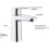 Grohe Grohe BauLoop 23762000 Washbasin Tap Fitting M Size with Pull Rod, Medium 7