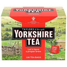 Taylors Yorkshire Tea One Cup String and Tag Tea Bags (Pack of 100)