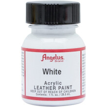 Angelus Brand Acrylic Leather Paint - White - 1oz
