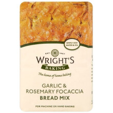 Wright's Garlic & Rosemary Focaccia Bread Mix (500g) - Pack of 2