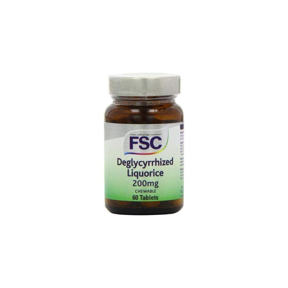 FSC 200mg Deglycyrrhized Liquorice - Pack of 60 Tablets