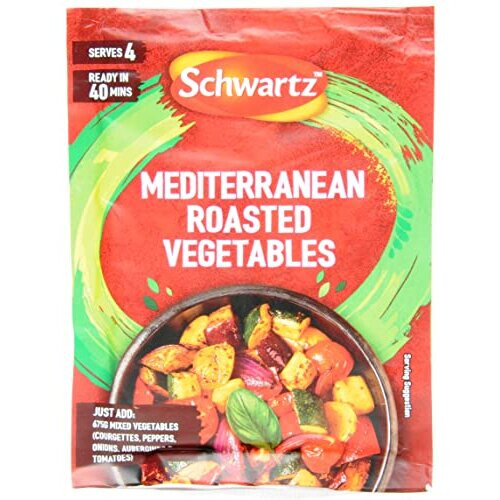 Schwartz Schwartz Packet Sauce Range (Mediterranean Roasted Vegetable 3 x 30g)