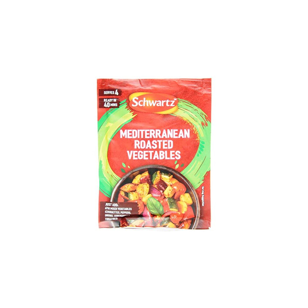 Schwartz Packet Sauce Range (Mediterranean Roasted Vegetable 3 X 30G)