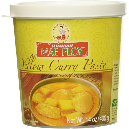 Mae Ploy Yellow Curry Paste 400gm 1