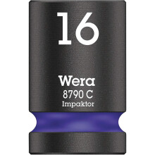 Wera 05004573001 8790 C Impaktor Impact Socket, Purple, 16.0 mm