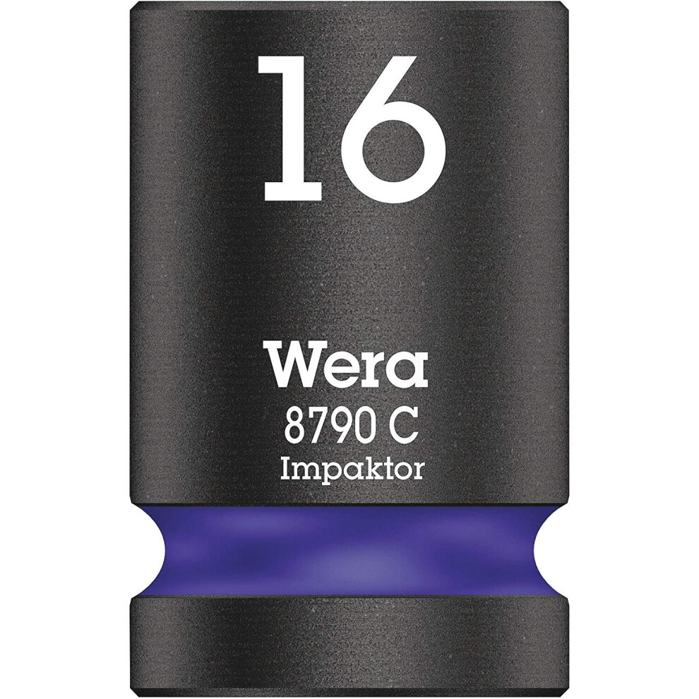 Wera 05004573001 8790 C Impaktor Impact Socket, 16.0 Mm Purple