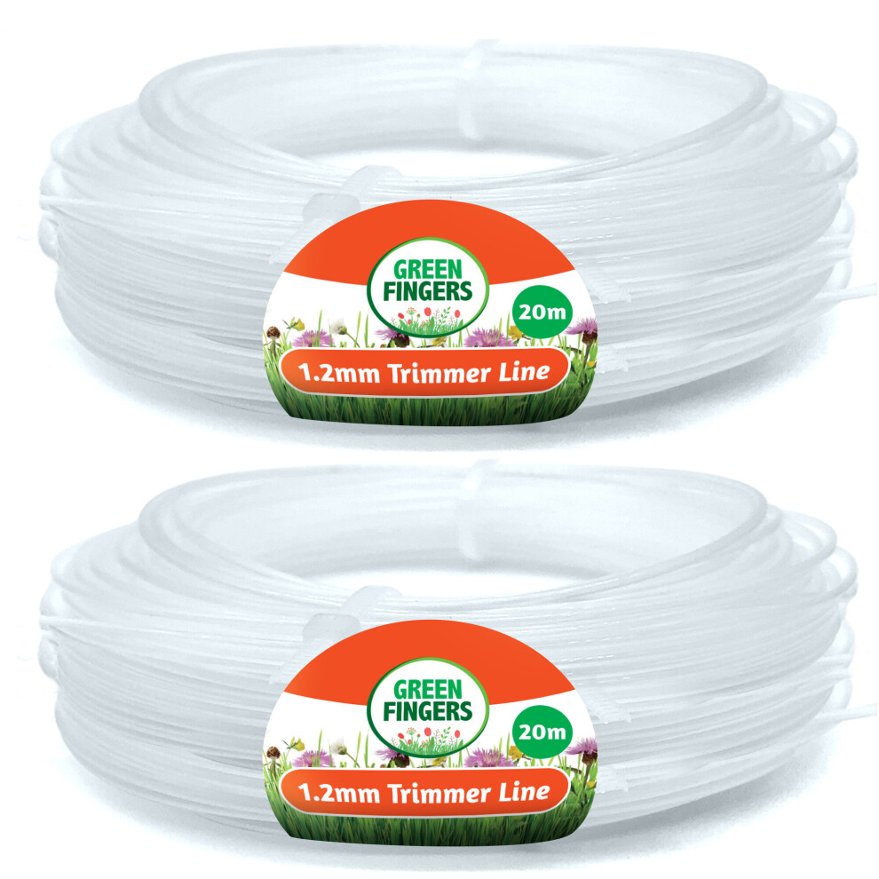 (1.2mm Trimmer Line) 2pk Trimmer Lines | Wire for Weed Trimmings