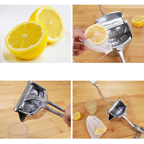 Manual Juice Squeezer Aluminum Alloy Hand Pressure Juicer 1