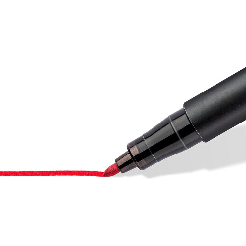 Staedtler STAEDTLER 317-2 Lumocolor Μόνιμοι Μέτριοι Μαρκαδόροι - Κόκκινοι, Συσκευασία 10 τεμ (317-2 VE) 2
