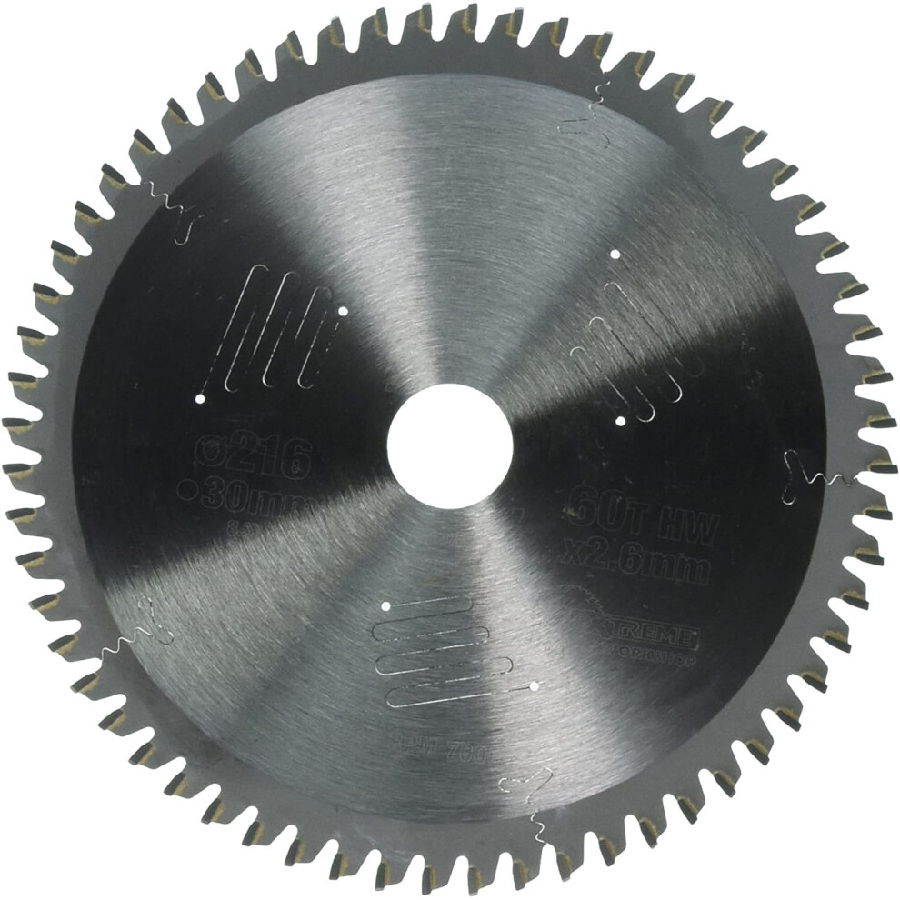 Dewalt Dt4370-Qz Dt4370-Qz-Hoja Para Sierra Circular Estacionaria 216X30mm 60D, Yellow