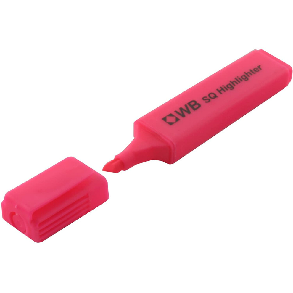 Photos - Felt Tip Pen Q-Connect Q Connect Highlighter Pen - Pink 