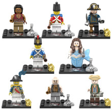 8PCS Pirates of the Caribbean Building Block Minifigures Toys Fit Lego
