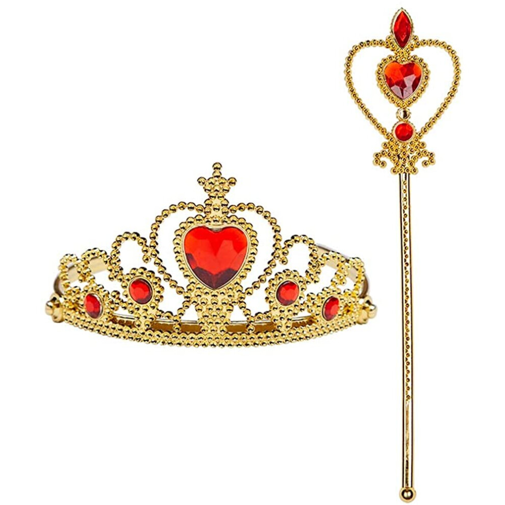 Wicked-Costumes G.b Royal Crown Tiara & Sceptre Gold