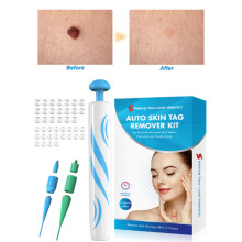 2in1 Painless Auto Skin Tag Mole Wart Removal +40x Rubber Bands +10x Alcohol Pad