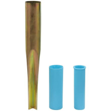 JVL Heavy Duty Multi Fit Ground Soil Spear Spike with Adaptor to fit 32, 38, 50 MM Diameter Poles