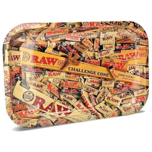 RAW Metal Mix Rolling Tray Small 27.5 X 17.5cm