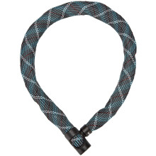 ABUS Ivera Chain 7210/85 Crossing Grey – Bicycle Lock with Synthetic Fibre Coating – Security Level 8 – 85 cm – 87780 – Grey