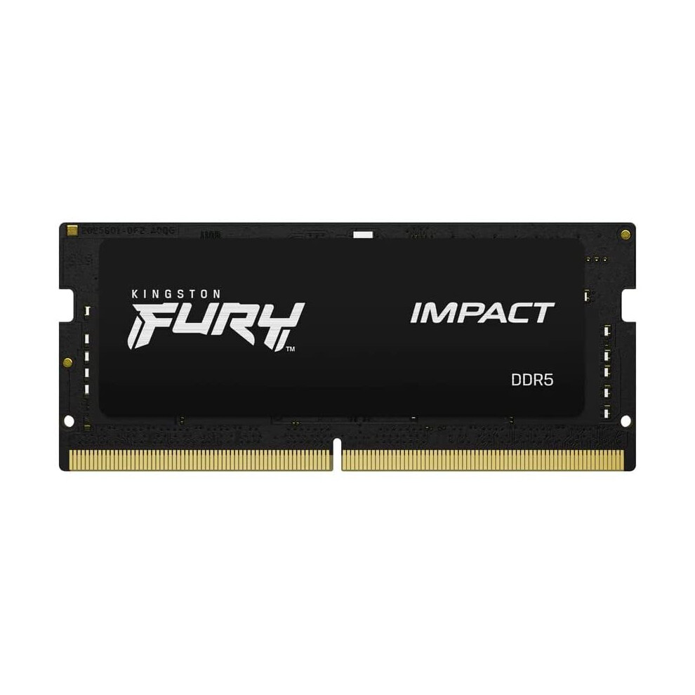 Kingston Fury Impact 32Gb 4800Mt/S Ddr5 Cl38 Sodimm Notebook Gaming Memory Single Module - Kf548s38ib-32