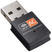 Wifi Dongle, AC600 802.11ac Dual Band 5GHz Mini Wireless Network USB Wifi Adapter for PC Desktop Laptop, Support Windows...