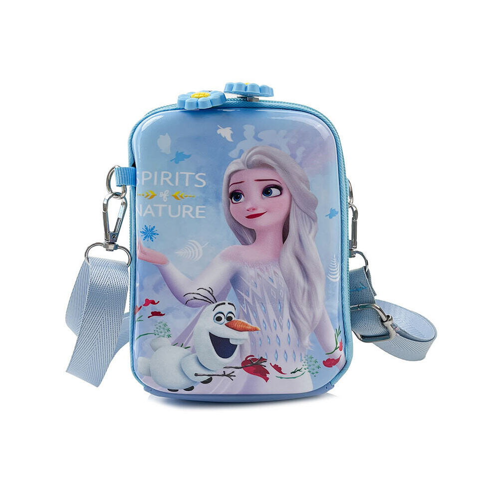 (SkyBlue) Casual Mickey Minnie Frozen Backpack Shoulder Bag Gift