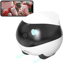 Enabot Indoor Pet Camera, Whole House Moving Monitor with Audio, Night Vision, SD Card 1080p HD Video Storage, Smart WiFi...
