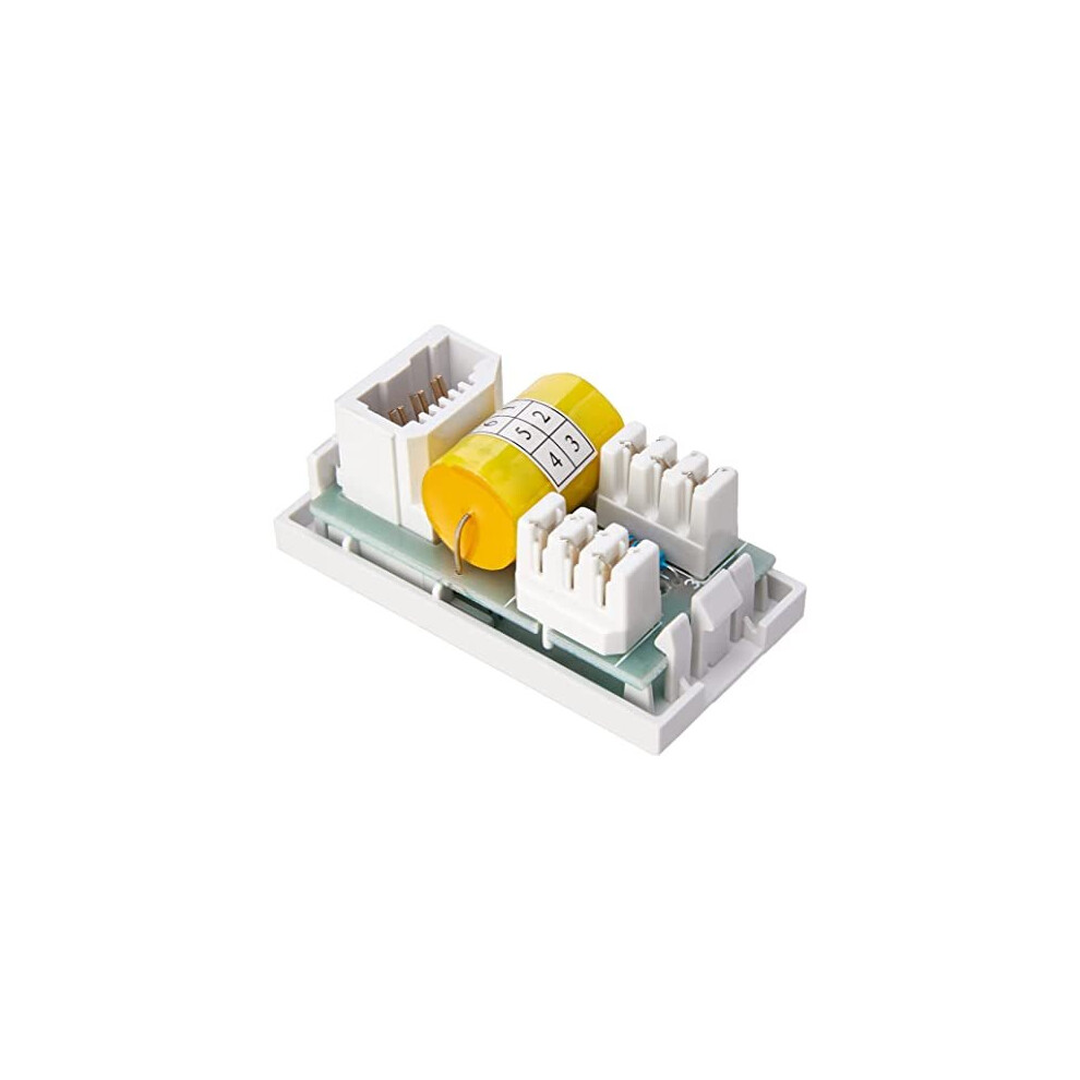 Knightsbridge Telephone Master Outlet, Abs, White 5055832940128