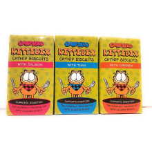 Garfield Kittibix Catnip Chicken Biscuits for Cats - Calming Treat with Vitamins C & E, Supports Digestion
