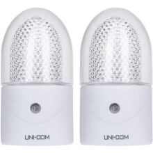 Uni-Com Twin Pack of Soft White Night Lights