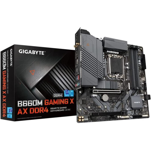 Gigabyte Gigabyte B660M GAMING X AX DDR4 (Socket 1700/B660/DDR4/S-ATA 600/Micro ATX)