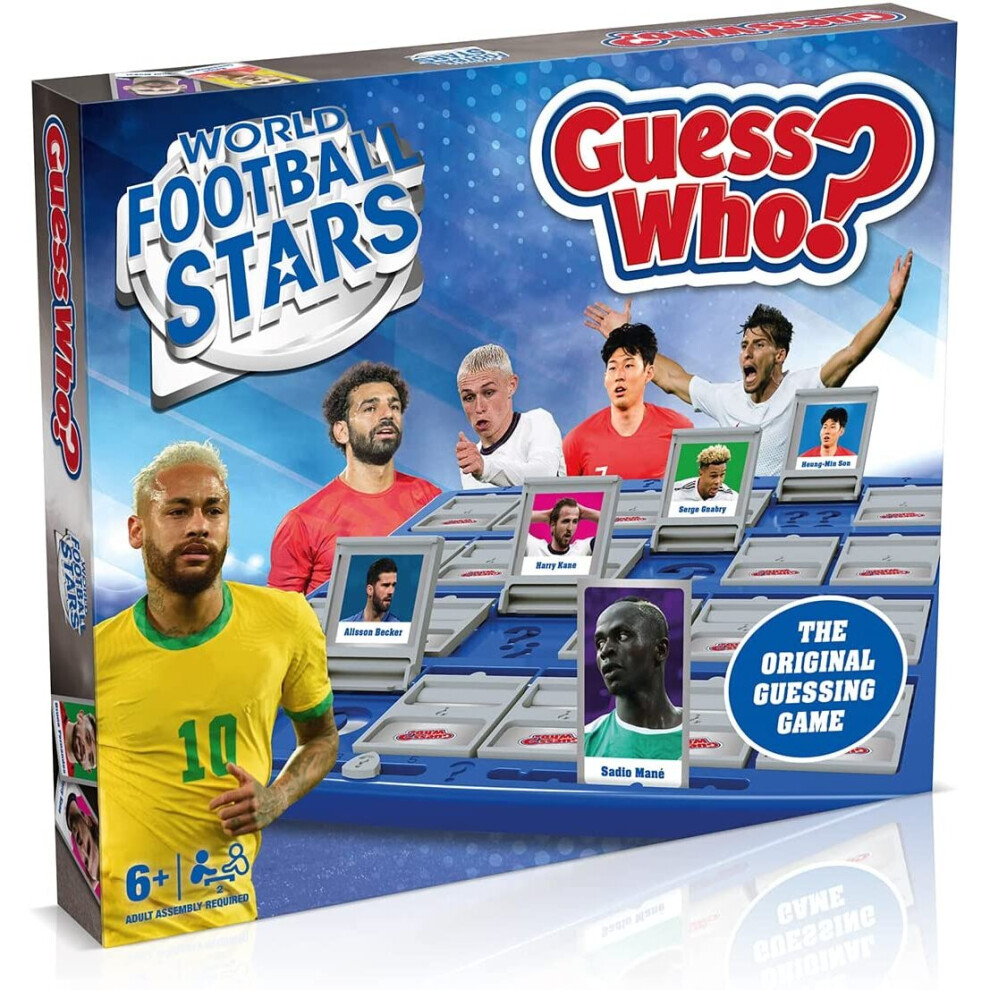 Winning Moves WM02282-EN1-6 World Football Stars Guess Who Board Game