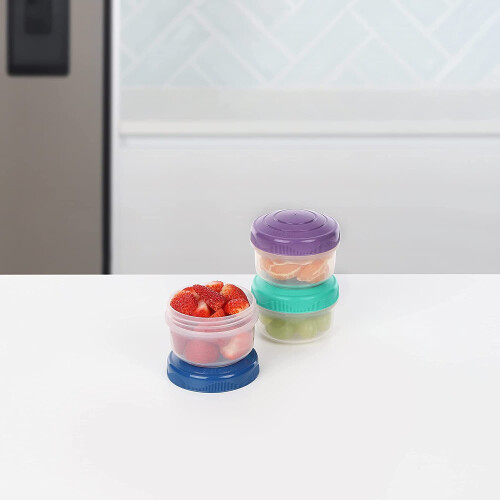 Sistema Snack Pots Mini Bites TO GO | 130 ml | Stackable Snack Boxes ...