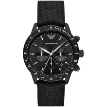Emporio Armani Men's Chronograph, Black-Tone Stainless Steel Watch, AR11453