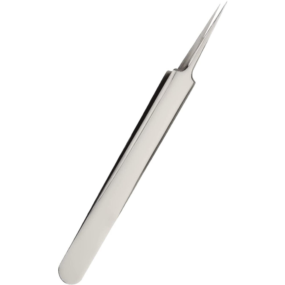 Professional Comedones Extractors Stainless Steel Ingrown Hair Tweezers Blackhead Remover Splinter Sharp Tip Tweezers for Acne