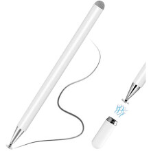 Stylus Pen, TECHGEAR 2 in 1 Disc & Fiber Tip Stylus Pen for Touch Screens High Sensitivity Universal Pencil Compatible with...