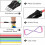 Exercise Resistance Bands Set, Fitness Stretch Workout Bands 4