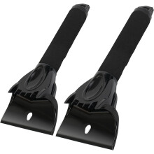 GADLANE Long Handled Ice Scraper - 2pcs x Car Ice Scraper Non Scratch 9.5-Inch Set, the Durable Car Window Scraper is the Ideal...