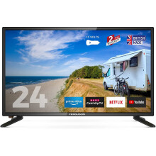 Ferguson XSTR0242-12V 12 Volt 24 inch Smart HD Ready LED TV with streaming apps Netflix, Prime Video, Disney+, BBC iPlayer, ITV...