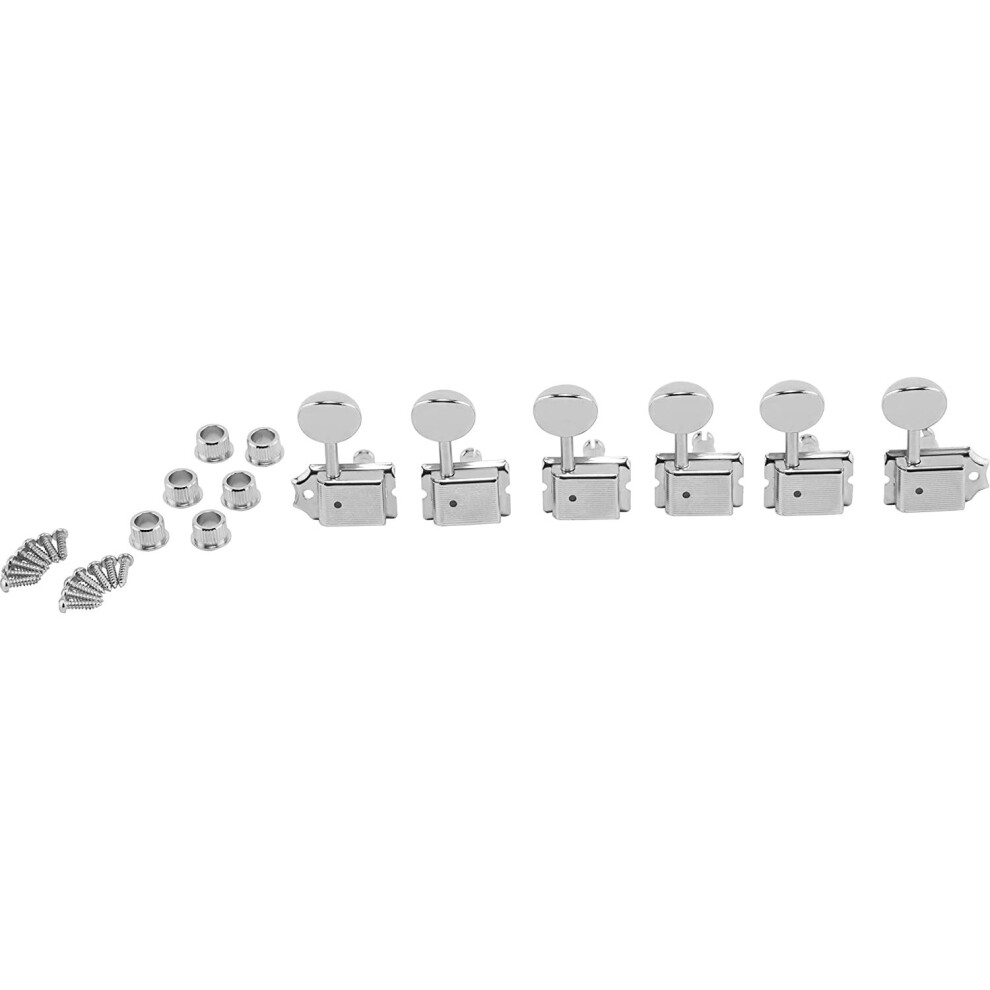 Fender® American Vintage Tuning Machines - Staggered - Tuner Mechanism for Electric Guitar - 15:1-6-Left - Colour: Chrome
