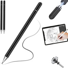 Stylus Pen, 2x TECHGEAR Fine Tip Stylus Pen for Touch Screen High Sensitivity Universal Capacitive Disc iPad Pencil Compatible...