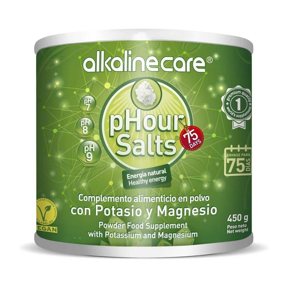 PHOUR Salts - Alkaline Mineral Salts with Magnesium and Potassium : 450g : ALKALINE CARE