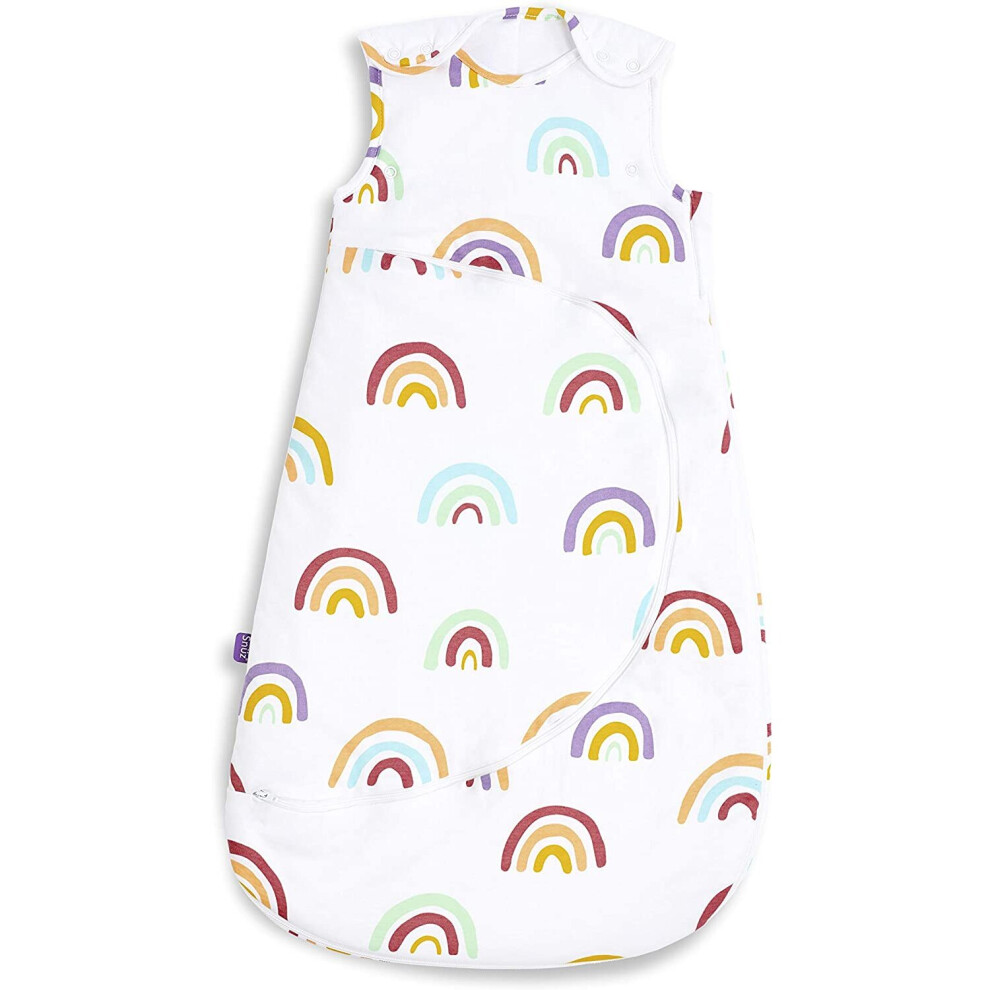 Snuz Pouch 6-18 M Sleeping Bag 2.5 Tog, Rainbow, Multi-Colour, 460 G