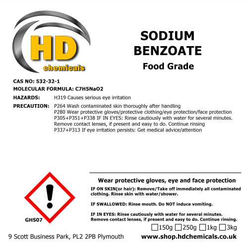 (1000g - 1kg) Sodium Benzoate Preservative Fermentation stop 2