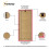 (Red, 22x9 Inch) Panoramic Size Thin Matt Red Picture Frame Wall Art Frames Flat Wooden Effect Poster Frame 8