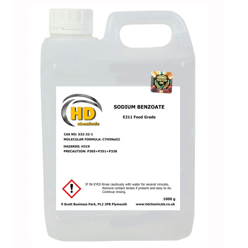 (1000g - 1kg) Sodium Benzoate Preservative Fermentation stop