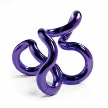 (Purple) Tangle Fidget Tactile METALLIC Colors Sensory Toy