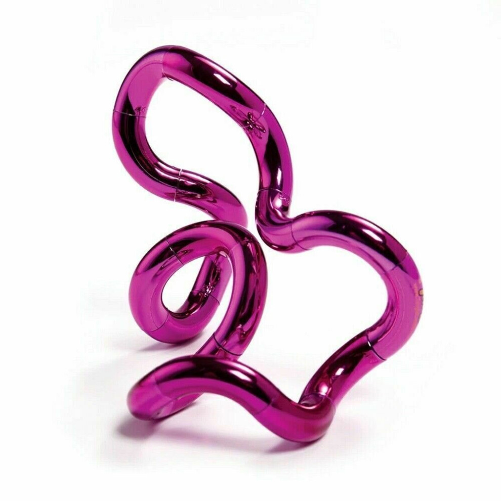 Tangle Creations (Shocking ) Tangle Fidget Tactile Metallic Colors Sensory Toy Pink